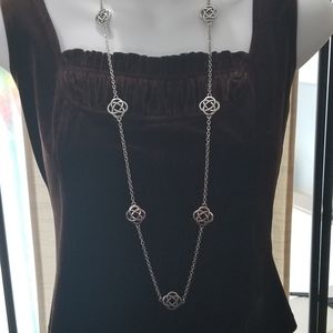 3/$15 NWT Nadine West silver tone celtic necklace